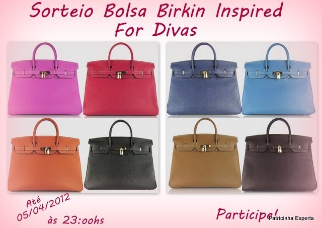 Desktop3 001 SORTEIO:  Bolsa Birkin Inspired   For Divas