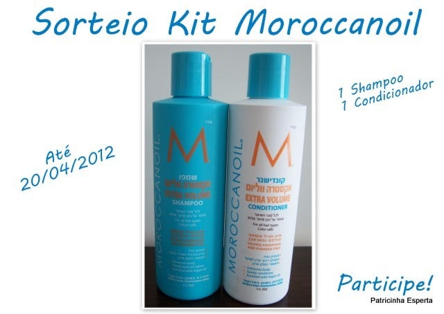 PrintScreen Files3 SORTEIO: Kit Moroccanoil