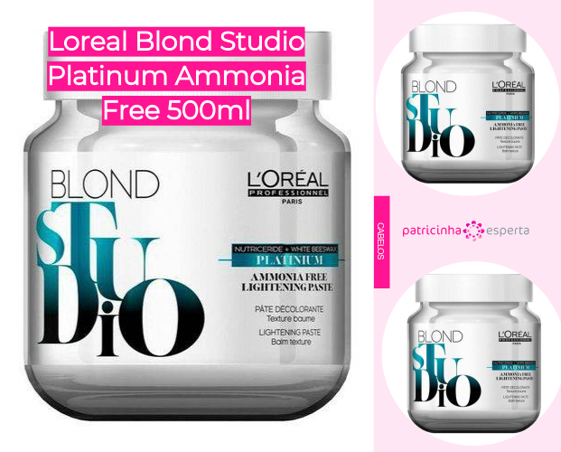 Loreal Blond Studio Platinum Ammonia Free 500ml