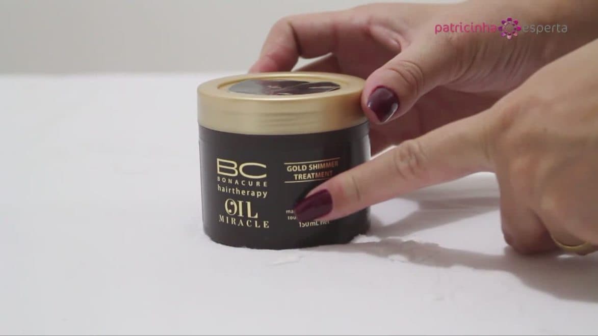 Bonacure Oil Miracle Gold Shimmer Máscara 