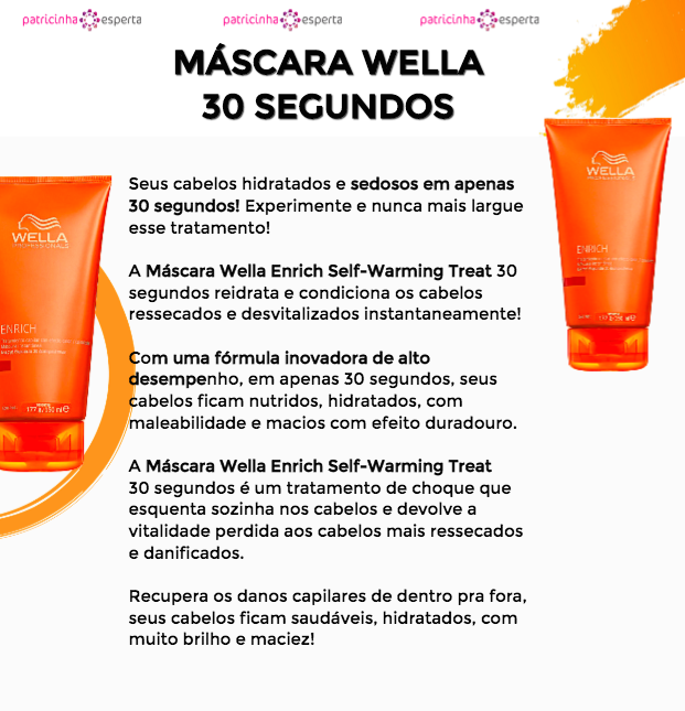 mascara wella 30 segundos