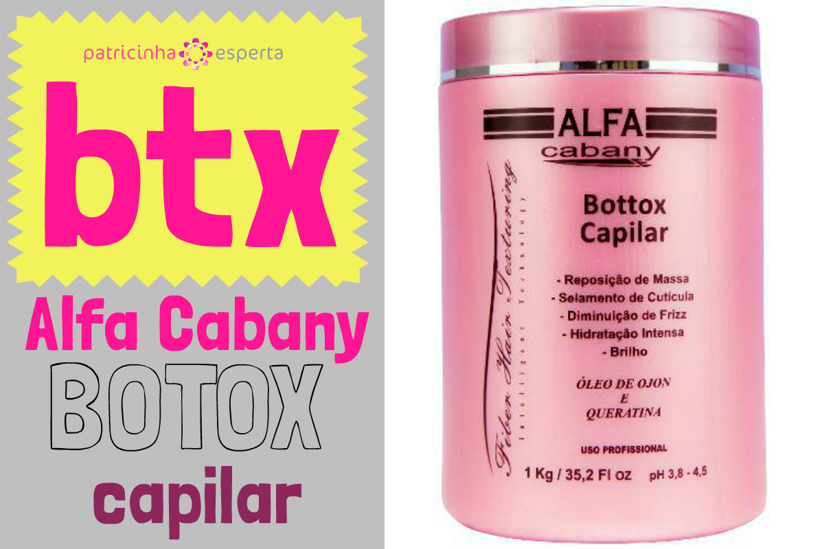 Alfa Cabany Botox Capilar  - Botox capilar: o que é? Como fazer e benefícios