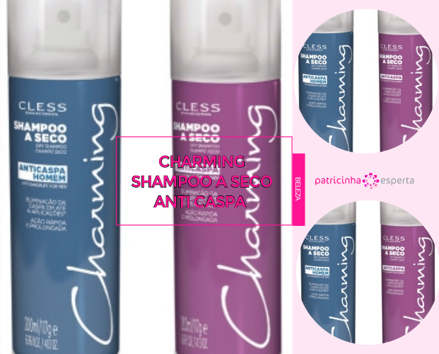 Charming Shampoo A Seco anti caspa - Shampoo A Seco: Melhores, Tipos, Resenhas, Como Usar, Benefícios