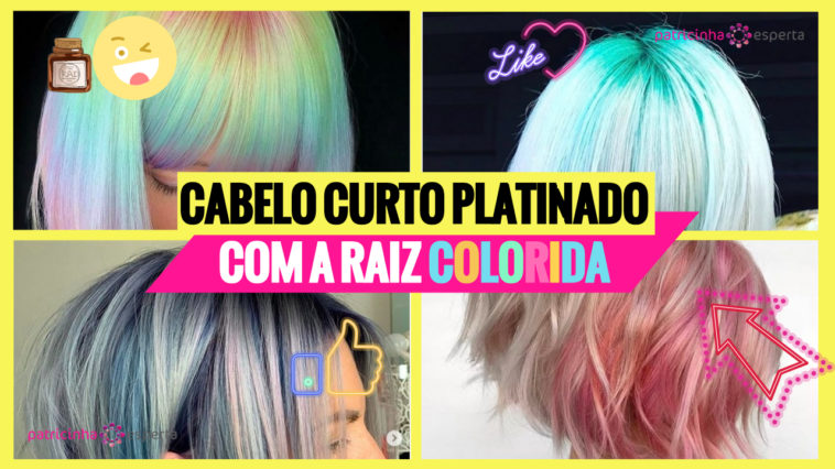 Cabelo Curto Platinado com Raiz Colorida - 50 fotos para te inspirar + dicas cabelo curto platinado com raiz colorido 1 758x426 - Cabelo Curto Platinado com Raiz Colorida - 50 fotos para te inspirar + dicas