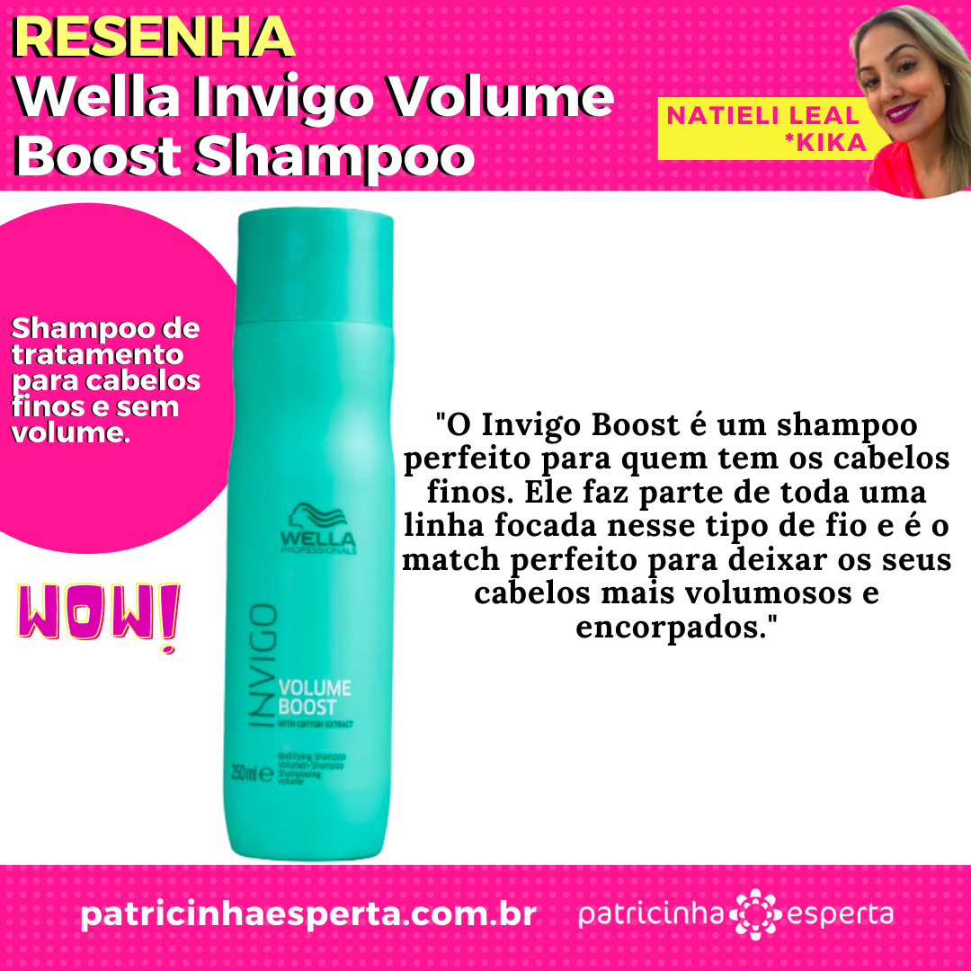 As vezes PERDER pode ser o melhor que pode te ACONTECER1 1 - Wella Invigo Volume Boost Shampoo Resenha