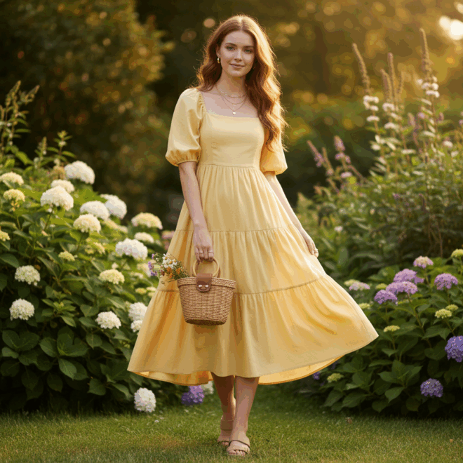 Look 1: Romántico y Ligero para el Día