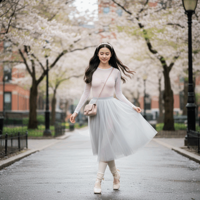 Look 1: Dia a Dia Leve e Romântico