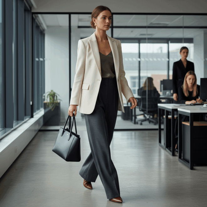 Look 1: Work Chic - Elegância no Escritório