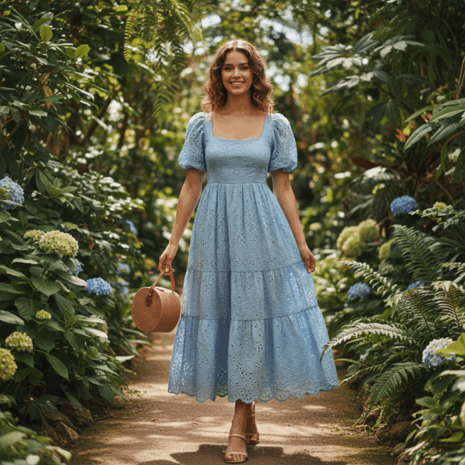 Look 1: Almoço no Jardim Botânico