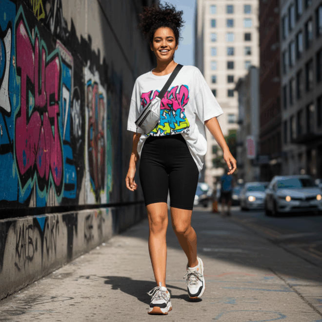 Look 2: Descolado com Toque Esportivo