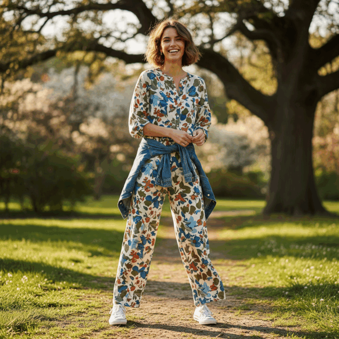 Look 2: Despojado Cool