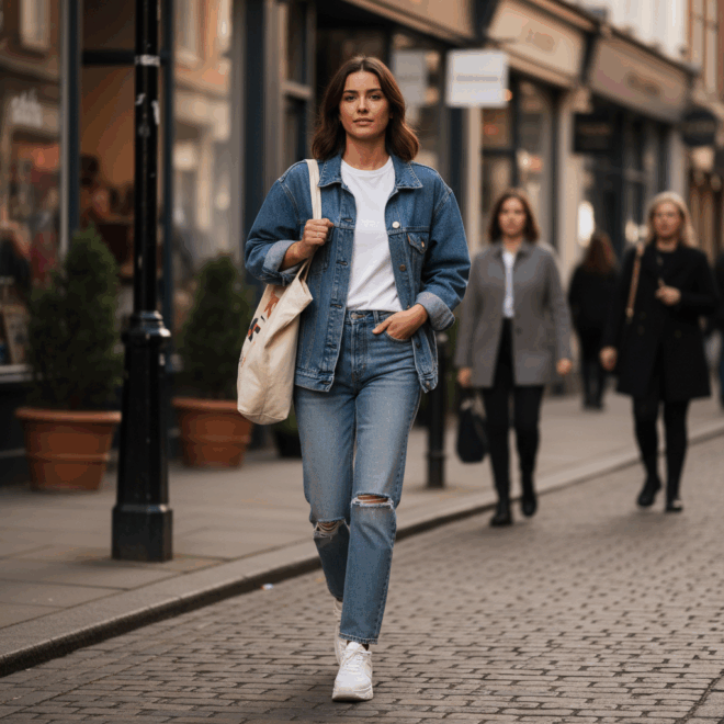 Look 2: Casual Urbano - Passeio com Estilo