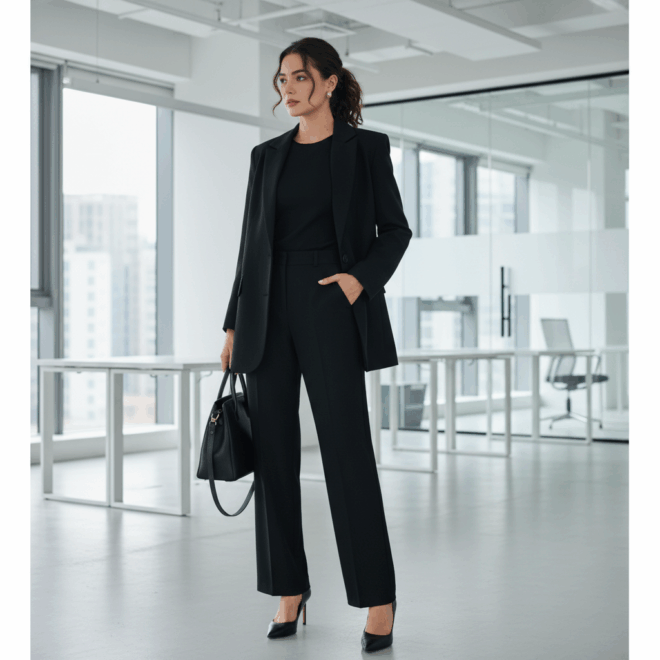 Look 2: Sofisticação para o Escritório Moderno