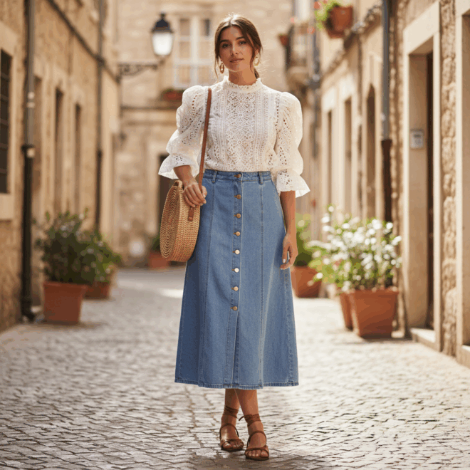 Look 2: Boho Romântico e Leve