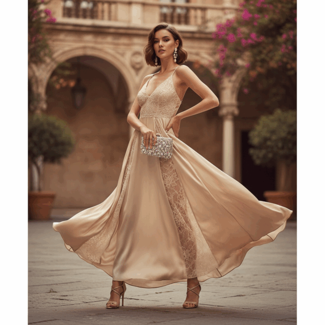 Look 2: Noite Romântica Coquette