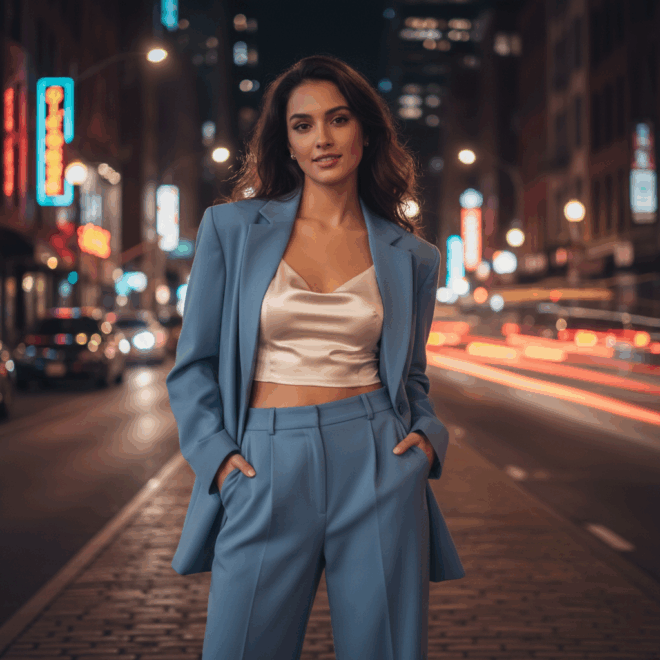 Look 2: Sofisticação Urbana