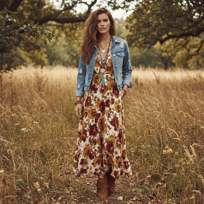 Look 3: Boho Romântico Descontraído