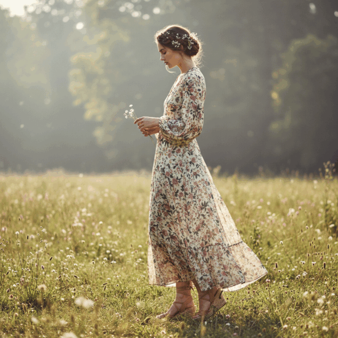 Look 3: Romântico e Boho Chic