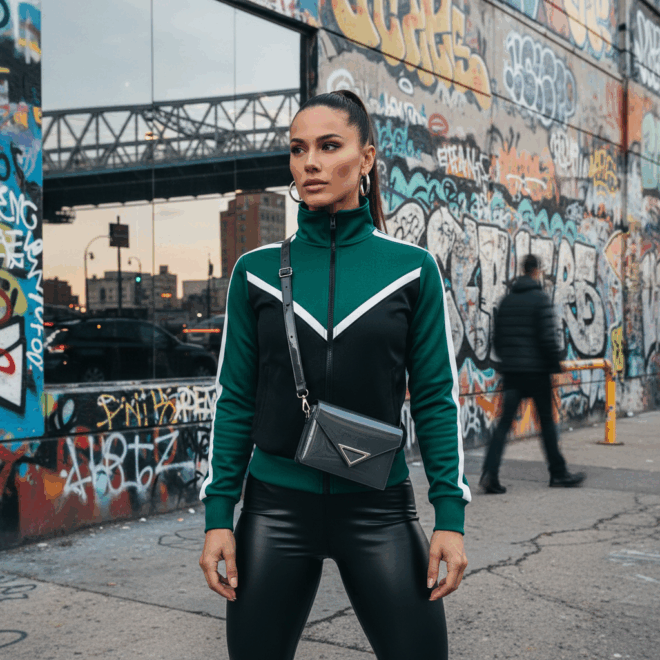 Look 3: Toque Esportivo Urbano