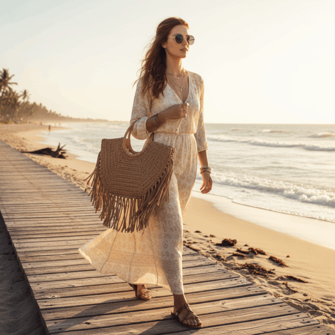 Look 3: Boho Chic - Vibes de Verão