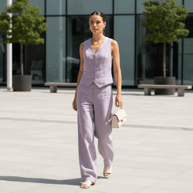 Look 3: Conjunto Monocromático para Sofisticação Diurna