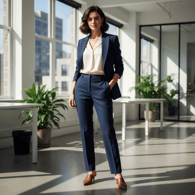 Look 3: Poder no Escritório