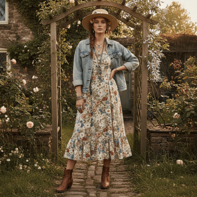 Look 4: A Vibe Vintage-Boho