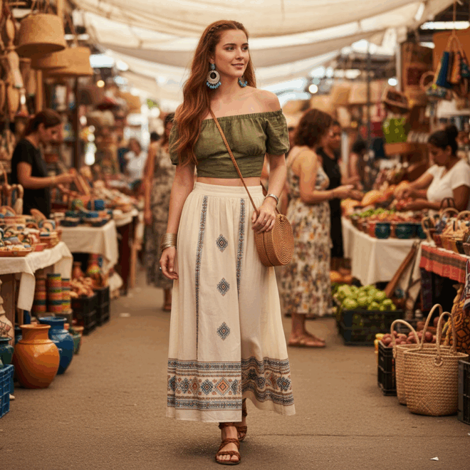 Look 4: Leveza Bohemian para o Fim de Semana