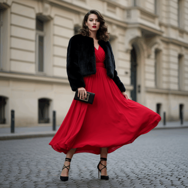 Look 4: Vermelho Paixão