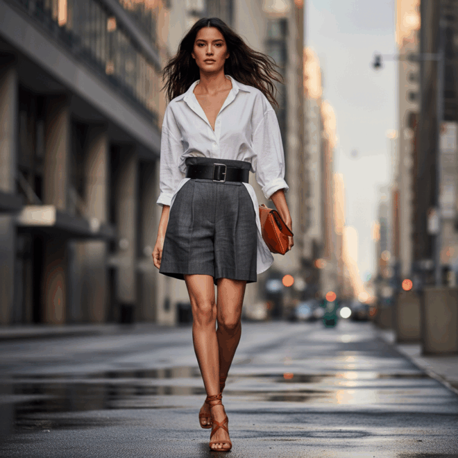 Look 5: Moderna e Despojada com Alfaiataria