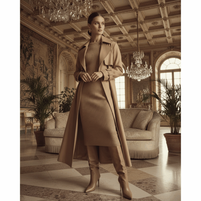 Look 5: Sofisticação Monocromática