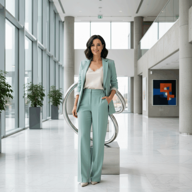 Ousadia Sutil: A Alfaiataria Colorida ou Texturizada