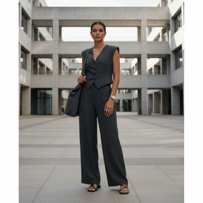 Look 5: Minimalismo Moderno e Chique