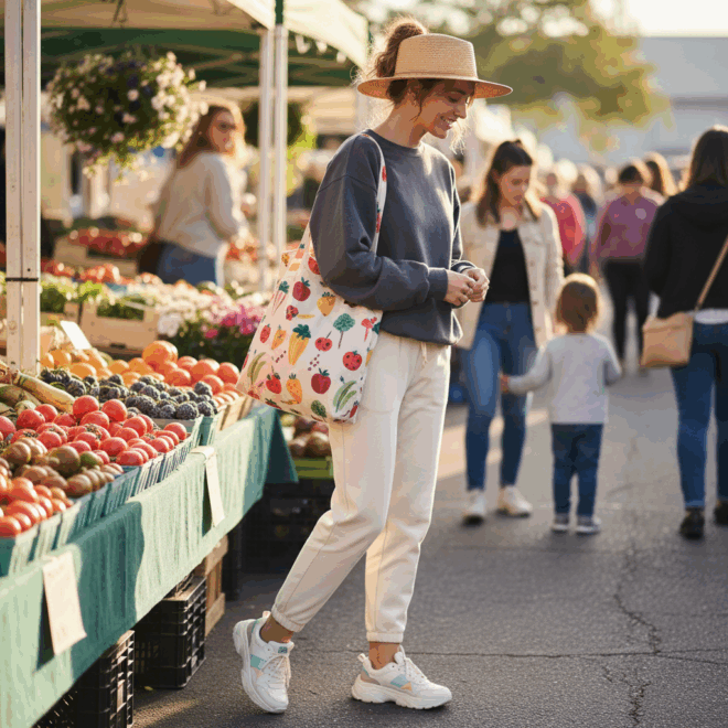 Look 5: Fim de Semana Despojado - Conforto Estiloso