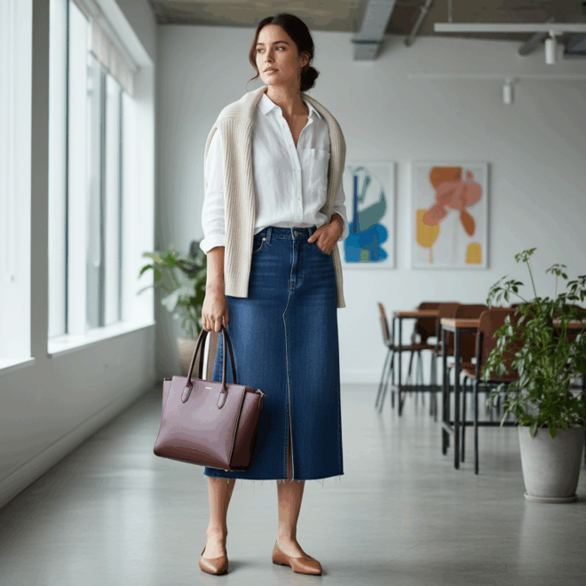 Look 5: Office Casual com Toque de Estilo