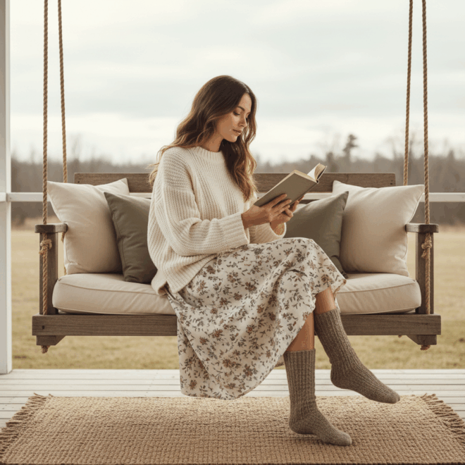 Look 5: Dia de Leitura na Varanda