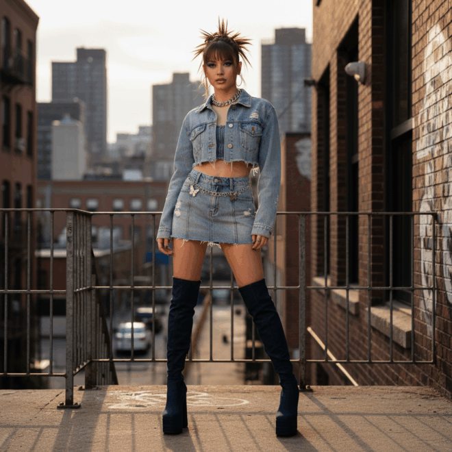 Look 6: Jeans Total