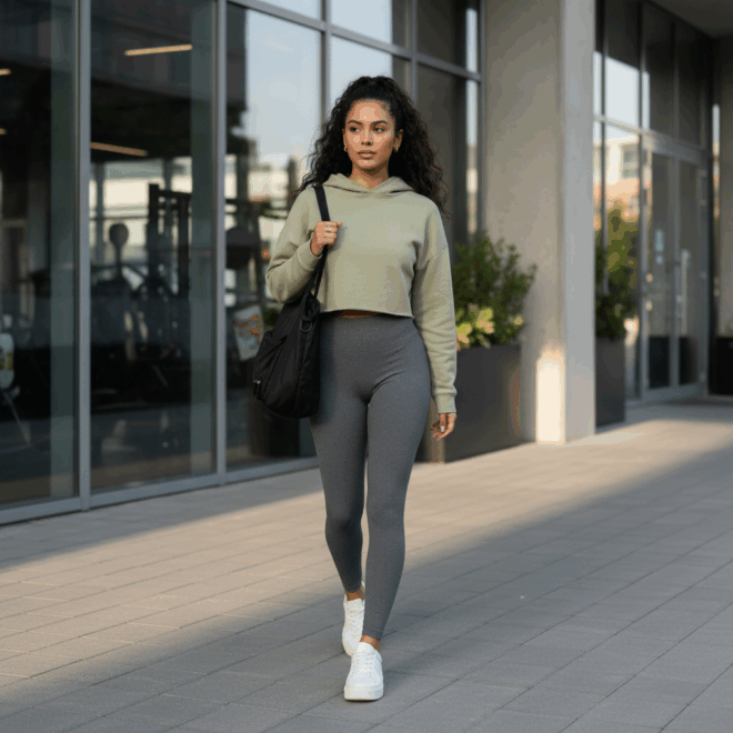 Look 6: Pós-Academia Estilosa - Do Treino ao Compromisso