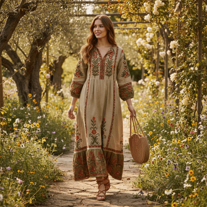 Look 6: Boho Chic Leve e Fluido