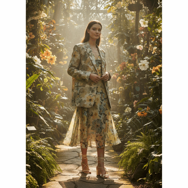 Look 6: Romantismo Urbano com Contraste