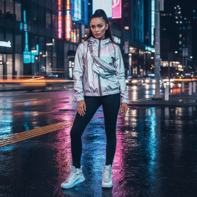 Look 7: Esportivo com Glamour