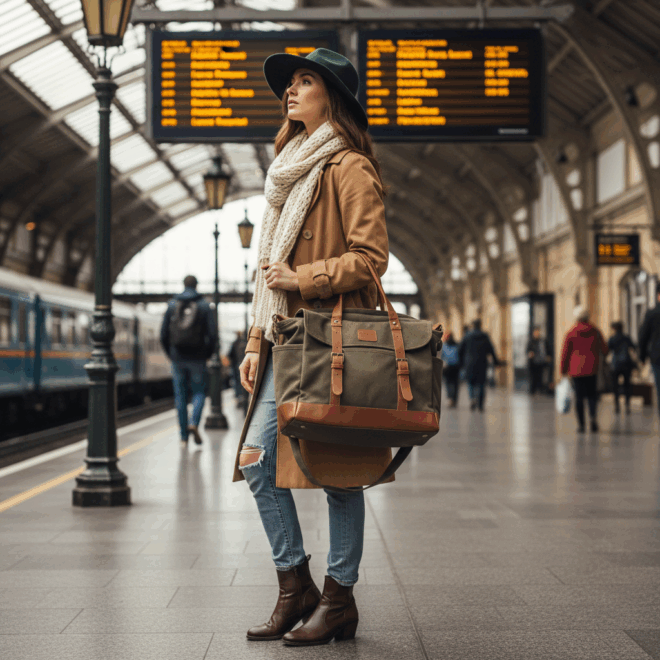 Look 7: Viagem Curta - Companheira de Aventura