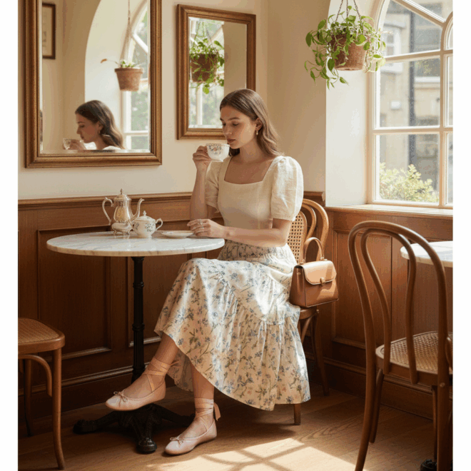 Look 7: Chá da Tarde com as Amigas