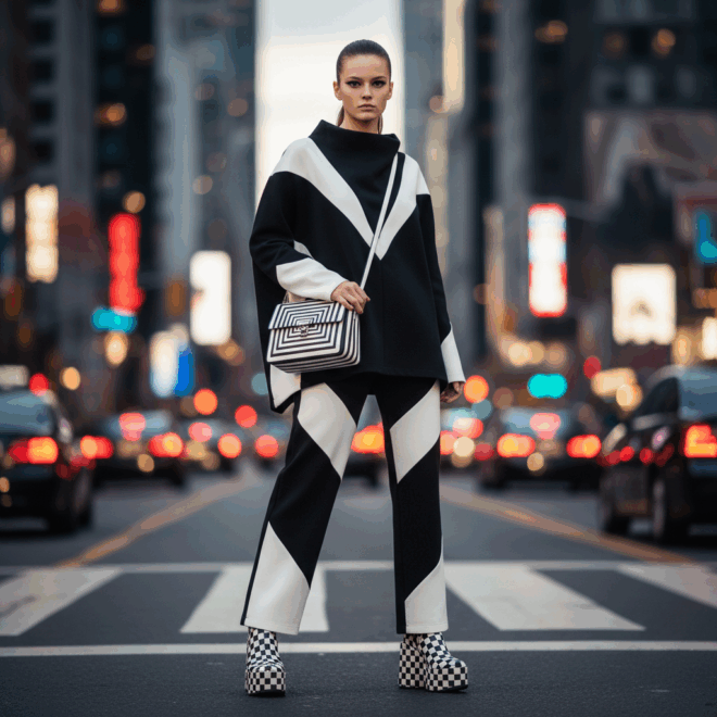 Look 7: Gráfico e Ousado