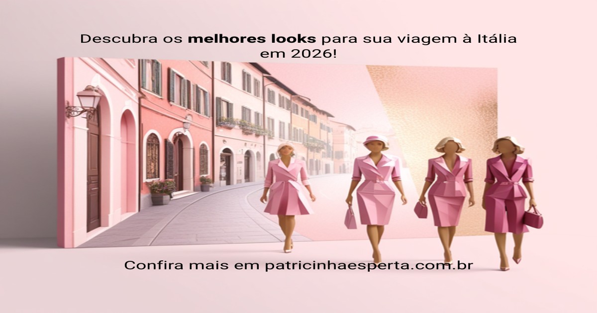 Looks para Viagem à Itália: O Que Vestir em 2026