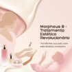Imagem promocional do tratamento estético Morpheus 8 com produtos de beleza.