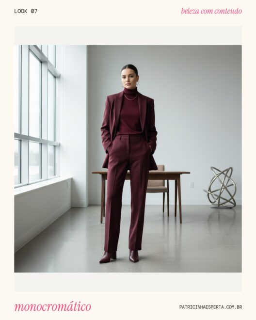 Look 7: Monocromático Sofisticado