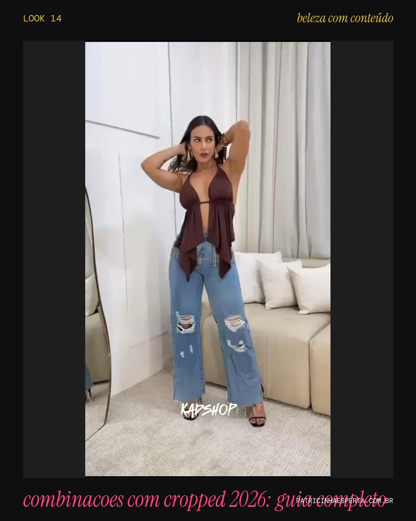 combinacoes com cropped 2026: guia completo