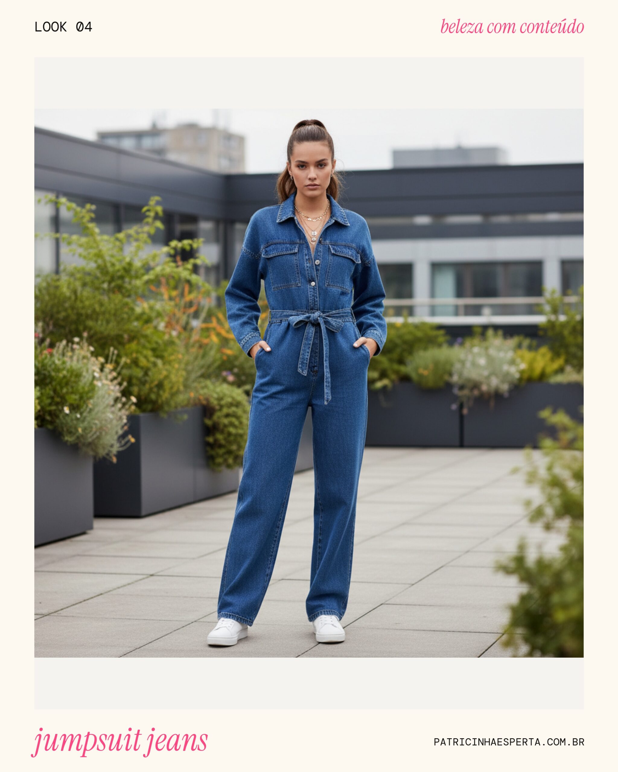 Jumpsuit Jeans Moderno: Peça Única, Estilo Máximo