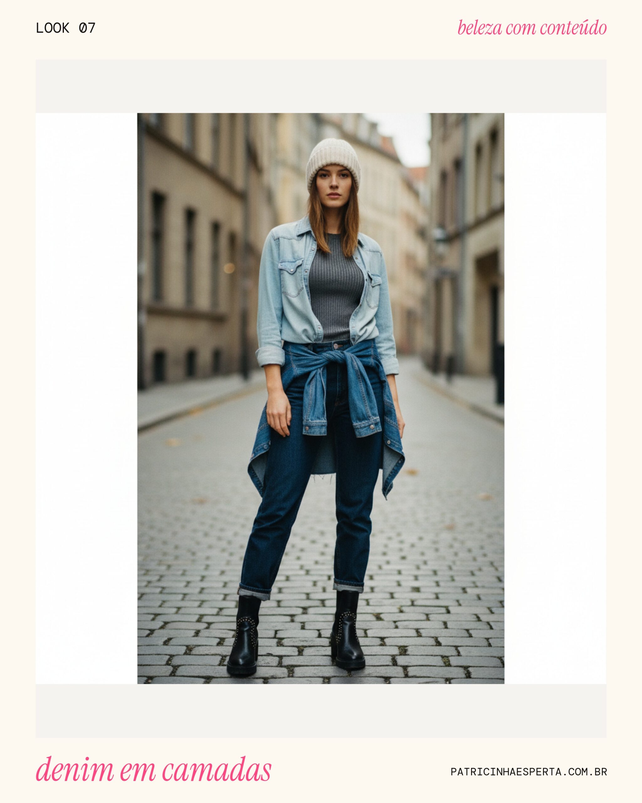 Jeans em Camadas e Texturas: Um Jogo de Estilos